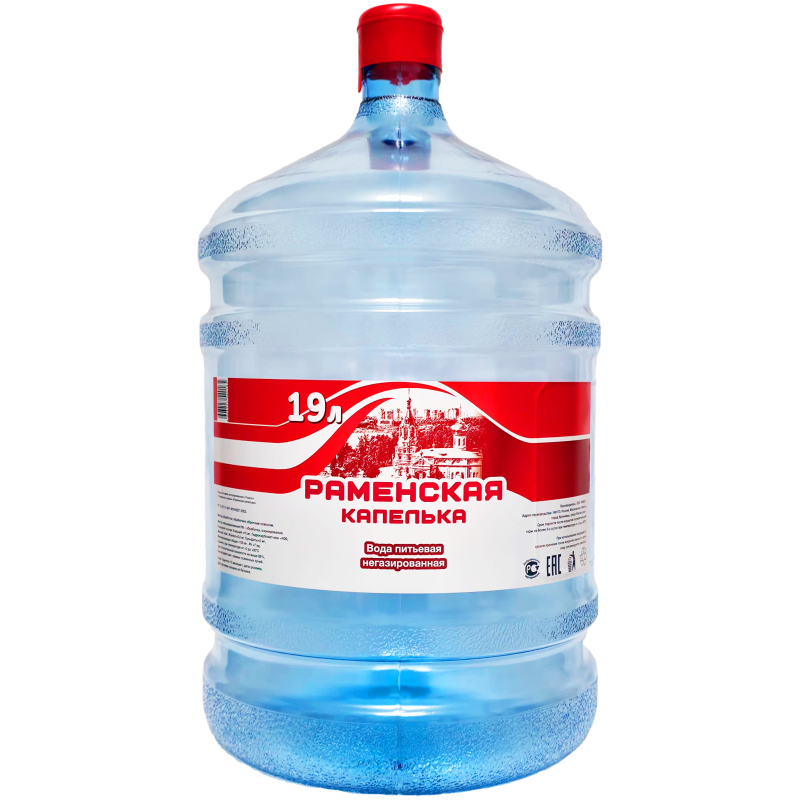 Вода "Раменская капелька" 19 л. в оборотной таре