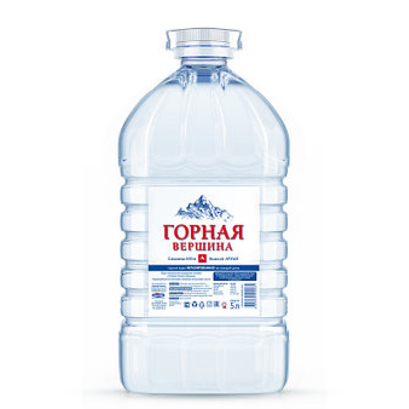 Вода "Горная вершина" 5 л