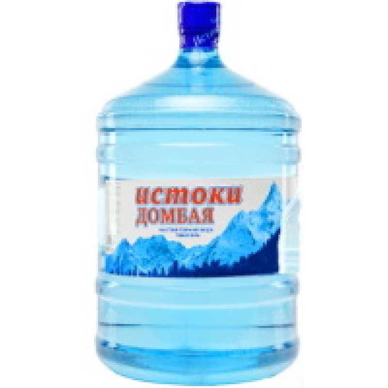 ГОРНАЯ ЛЕДНИКОВАЯ ВОДА «ИСТОКИ ДОМБАЯ» 19Л В ОБОРОТНОЙ ТАРЕ