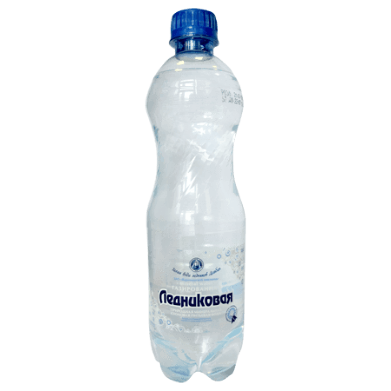 Вода питьевая "Ледниковая" 0,5 л. (12 бут. в уп.) газ. ПЭТ