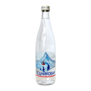 Вода питьевая "Ледниковая" 0,5 л. (20 бут. в уп.) стекло газ
