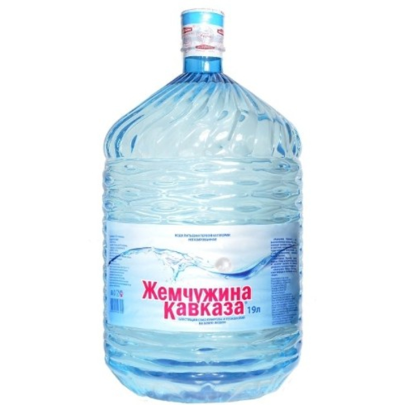 Вода питьевая "Жемчужина кавказа" 19 л. одноразовая тара